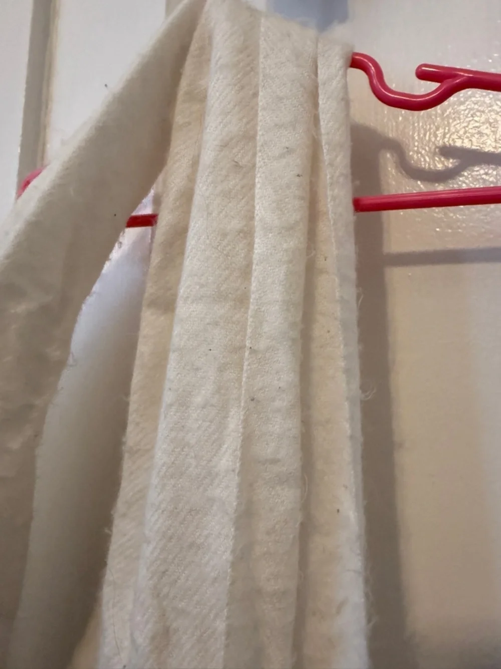 Neutral Cream Fringe Throw Scarf - Home Accents